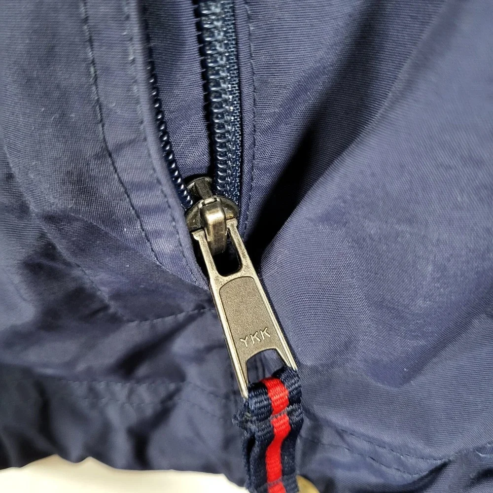 L.L. Bean Men's Large Blue Red Trim 3-in-1 Jacket Extra Zipper for Fleece Lining - Picture 7 of 11